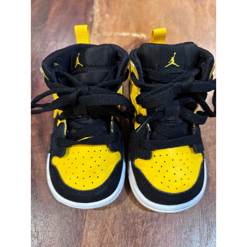 JORDAN Air Jordan 1 mid kids 4C black varsity maize new love 640735-035